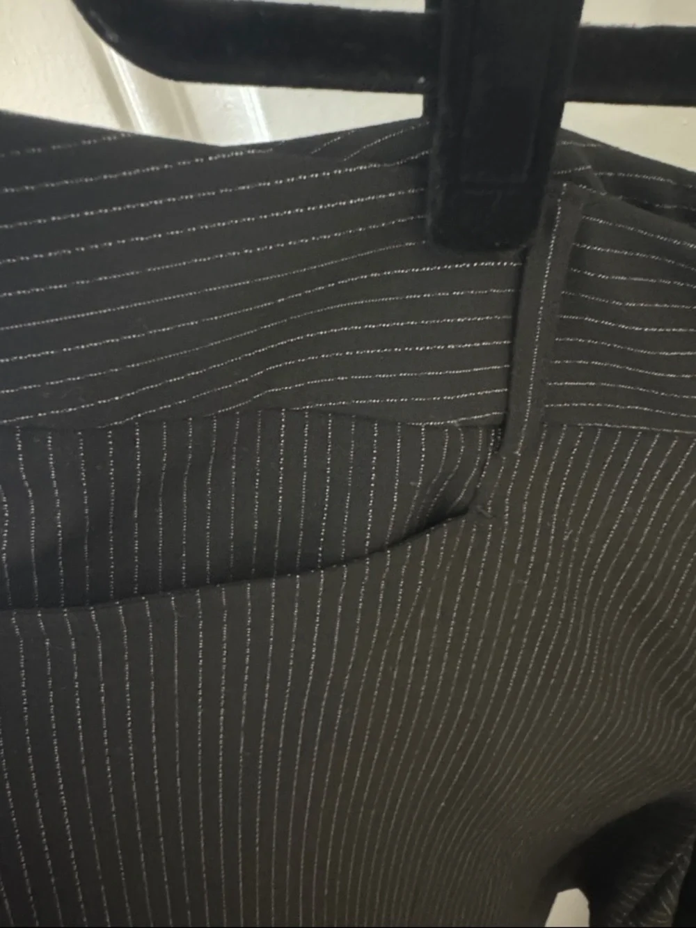 Michael Kors Black Pinstripe Dress Pants - Picture 5 of 9